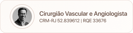 Dr. Daniel Drummond, cirurgião vascular e angiologista, CRM-RJ 52.83961-2, RQE 33676