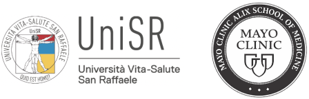 Logos da Università Vita-Salute San Raffaele e da Mayo Clinic